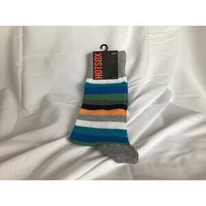 Hot Sox Mens Crew Pair Sock Size 10-13 Shoe Size 6 to 12. FREE SHIPPING
